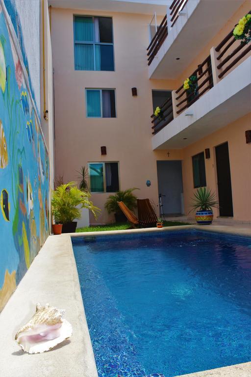 Maya Vacanze Calle 4 Akumal Bagian luar foto
