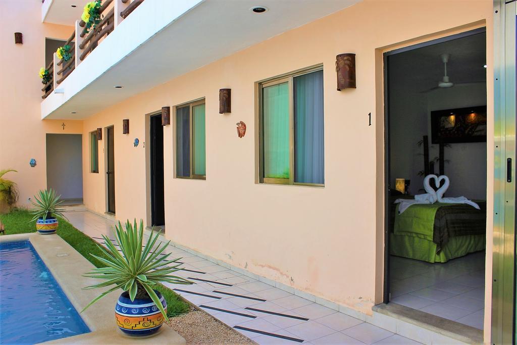 Maya Vacanze Calle 4 Akumal Bagian luar foto